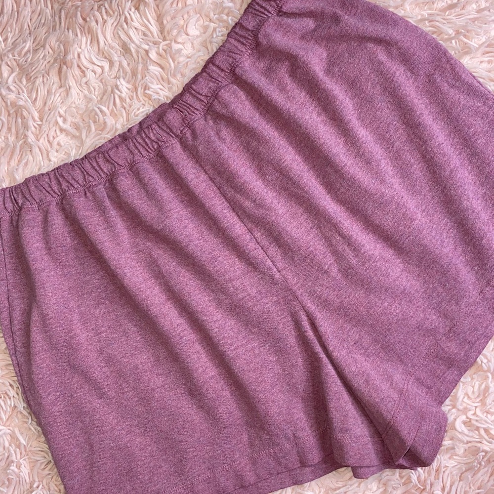 Nautica Sleepwear Purple Lounge Pajama Shorts with Elastic Waist, Size L - Picture 3 of 6